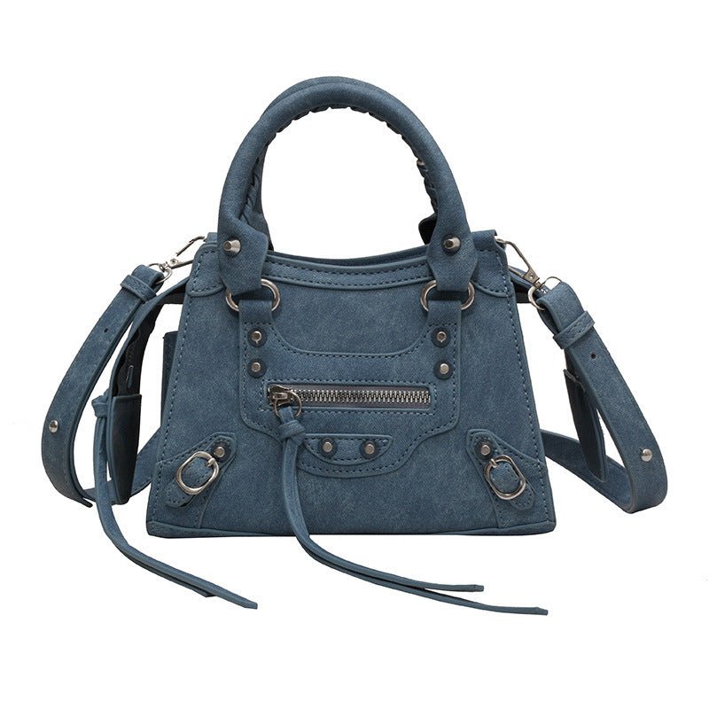 DELAUNAY | Sac Denim Horizon Bleu