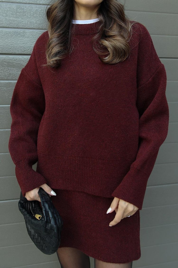 DELAUNAY | Ensemble Maille Pull et Jupe