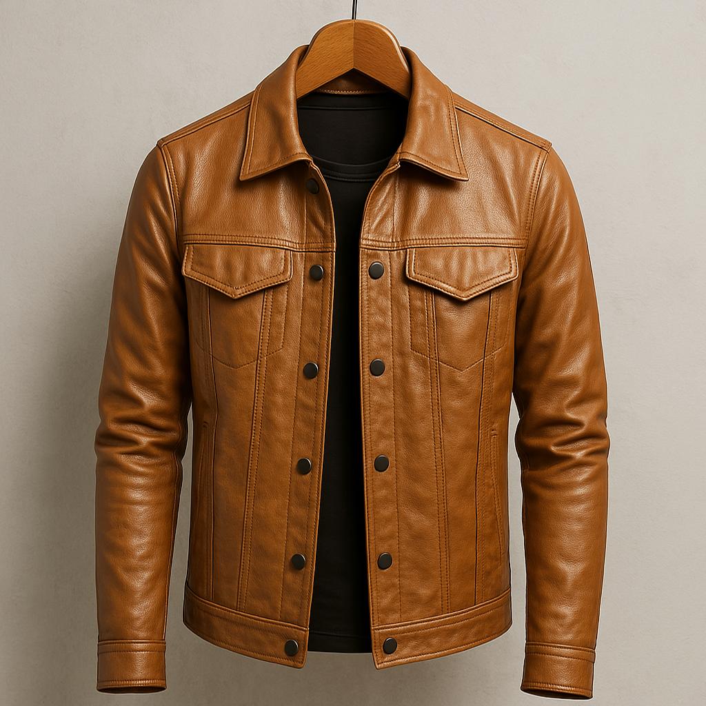 DELAUNAY | Veste en Cuir Moderne Rider