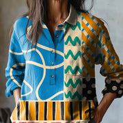 DELAUNAY | Chemise Élégante à Motif Inès