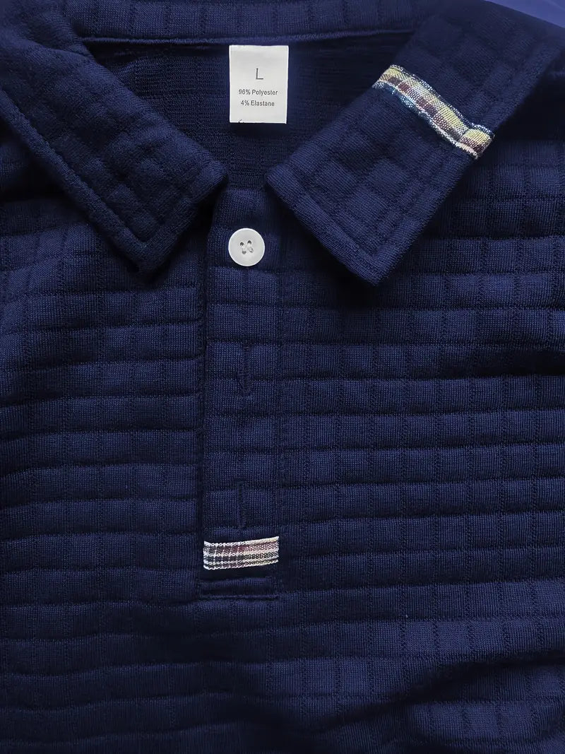 DELAUNAY | Polo à Manches Longues Texturée
