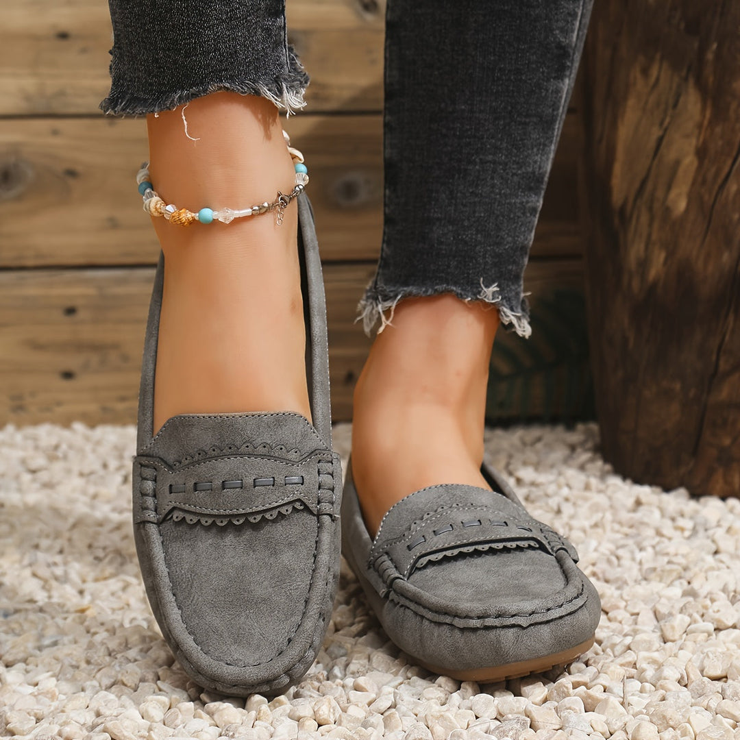 Delaunay | Mocassins Effet Daim Festonnés Marie