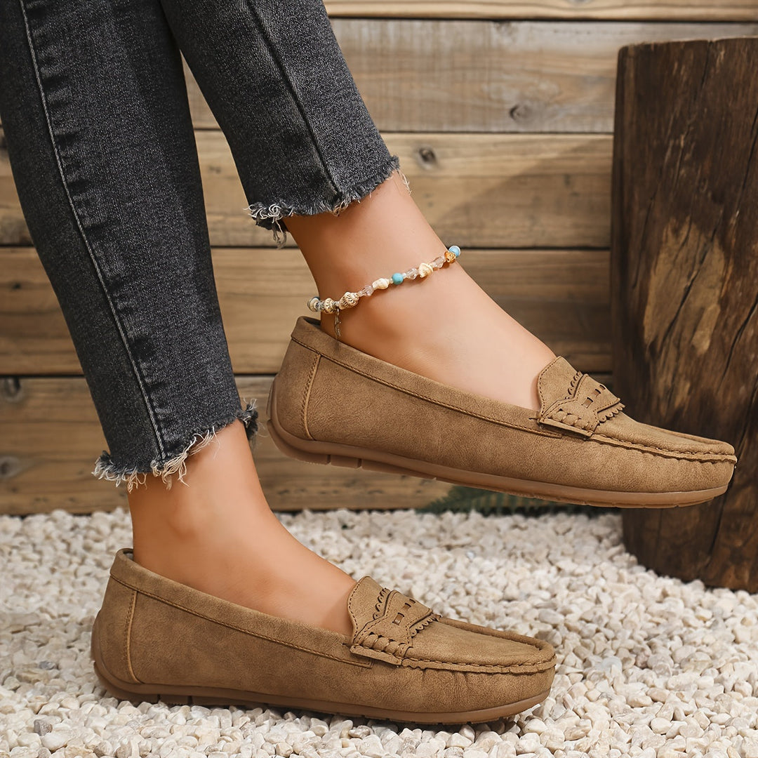 Delaunay | Mocassins Effet Daim Festonnés Marie