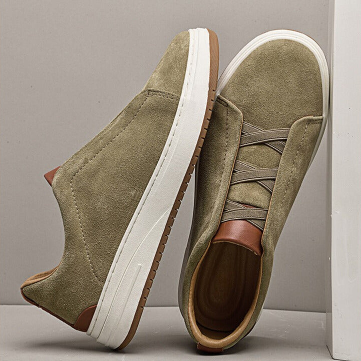 DELAUNAY | Chaussures Slip-On en Daim pour Homme