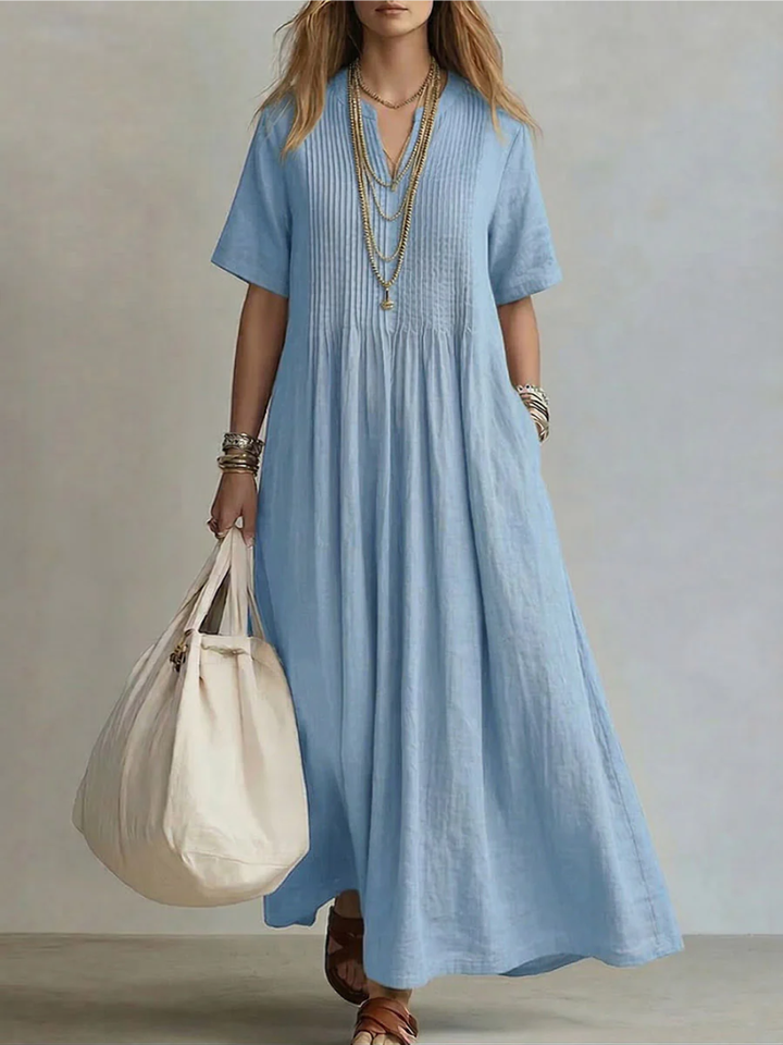Delaunay | Robe Plissée Élégante Léa
