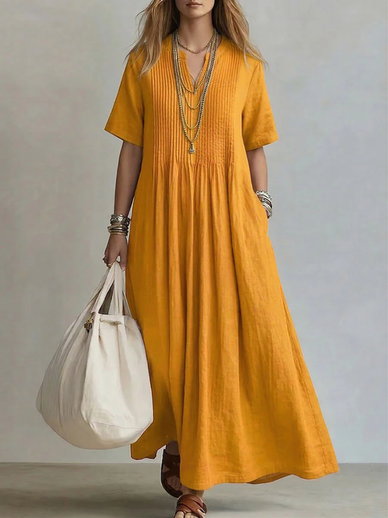 Delaunay | Robe Plissée Élégante Léa
