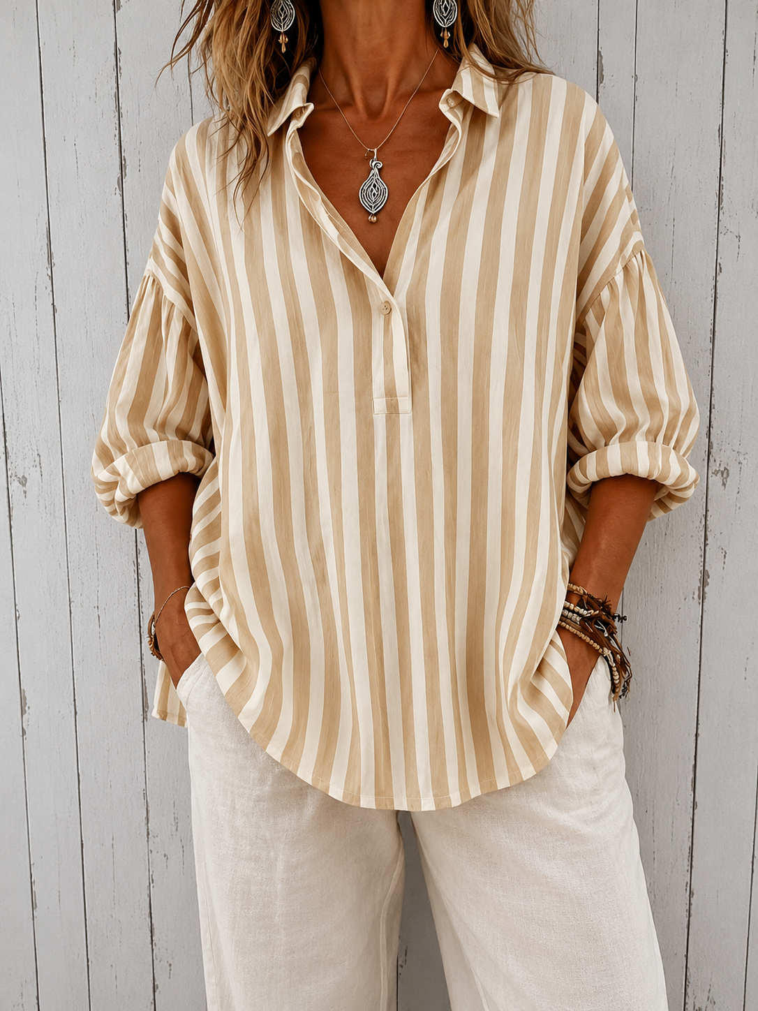DELAUNAY | Blouse Raffinée à Volants Martine