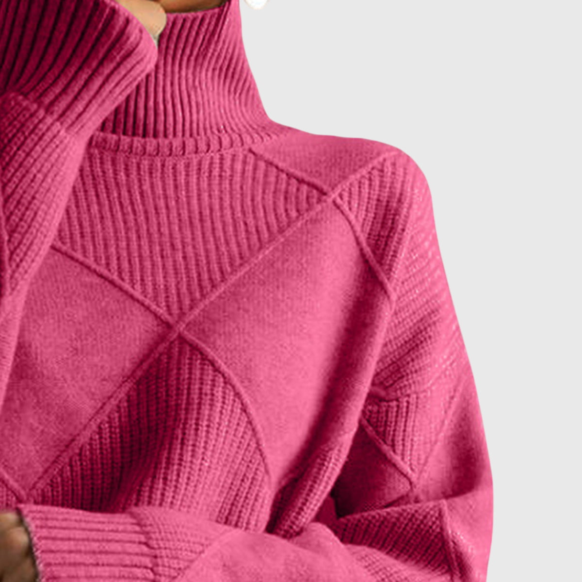 Angela™ - Pull à Col Roulé