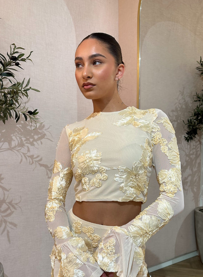 DELAUNAY | Ensemble Brodé Floral