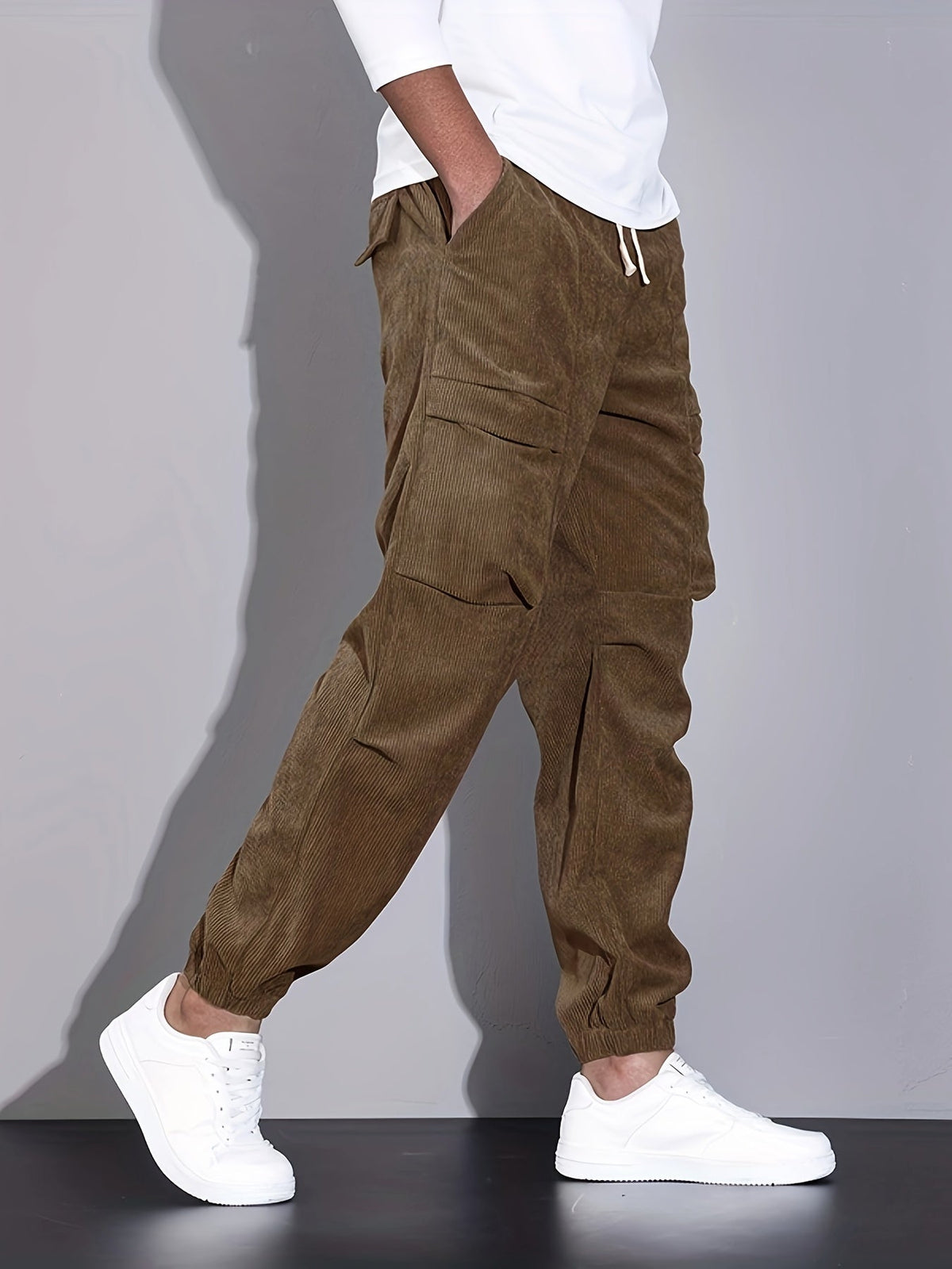 DELAUNAY | Pantalon Cargo en Corduroy
