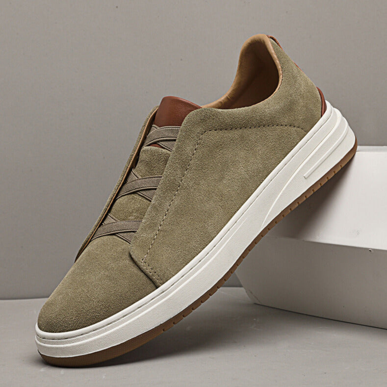 Delaunay | CHAUSSURES SANS LACETS EN DAIM POUR HOMME