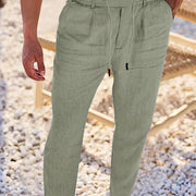 DELAUNAY | Pantalons Larges en Lin avec Cordon