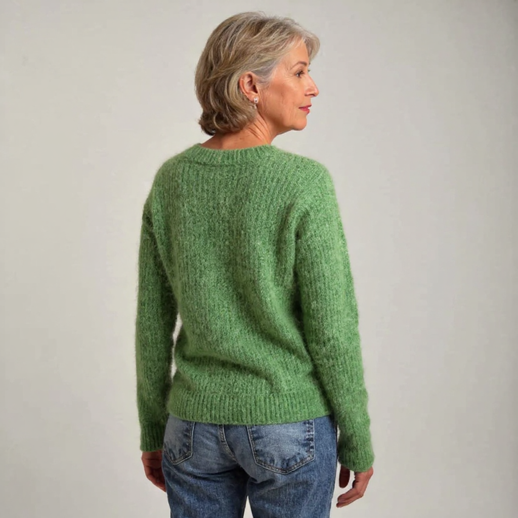 DELAUNAY | Pull Maille Motif Moutons Mathilde
