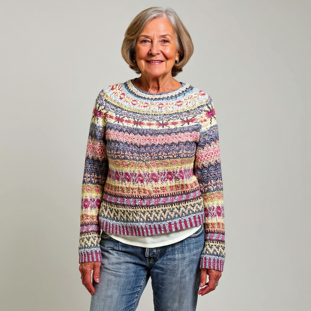 DELAUNAY | Pull Maille Rayures Pastel Nicole