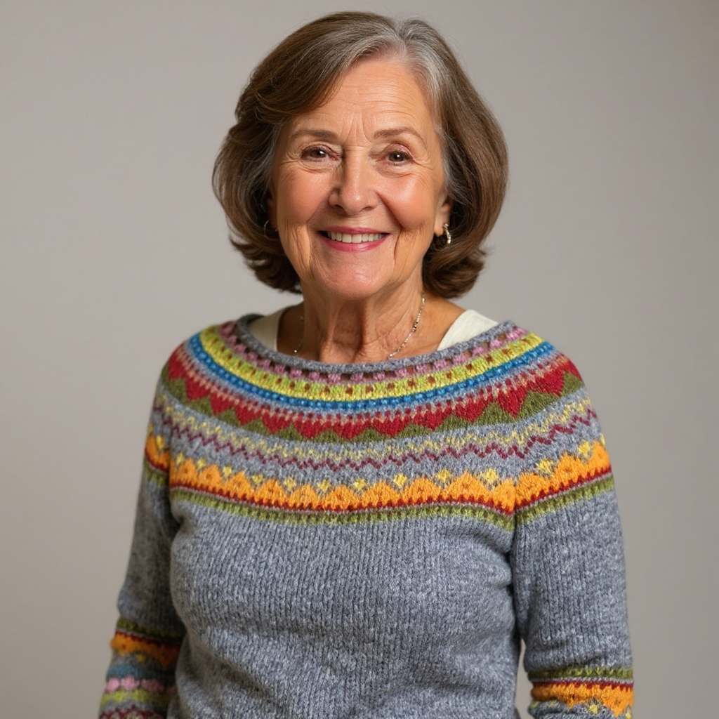 DELAUNAY | Pull Maille Empiècement Arc-en-ciel Sylvie