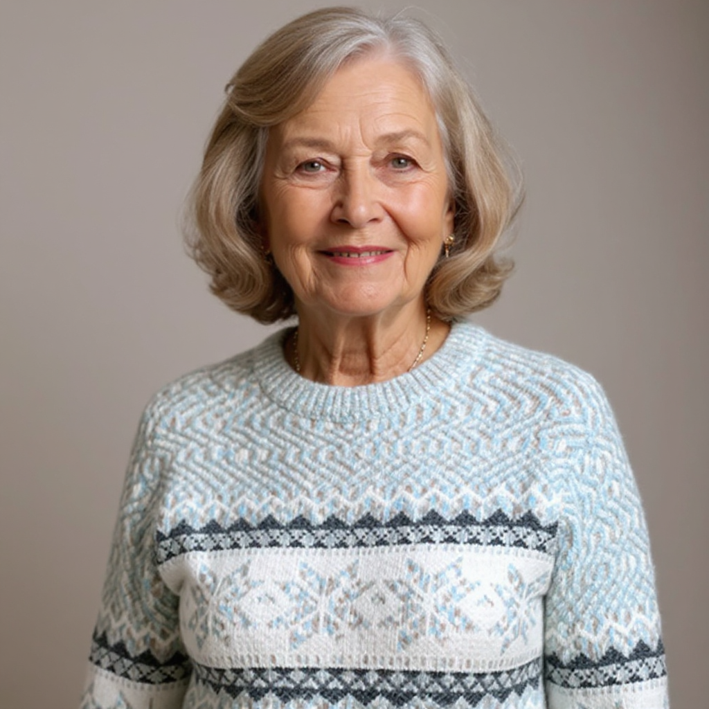 DELAUNAY | Pull Col Montant Flocons Margot