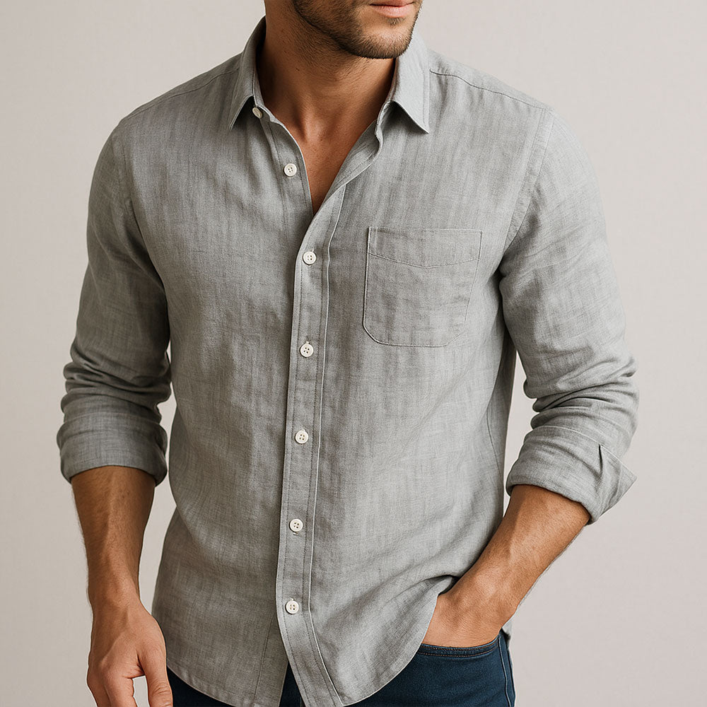 DELAUNAY | Chemise Essentielle en Lin pour Homme