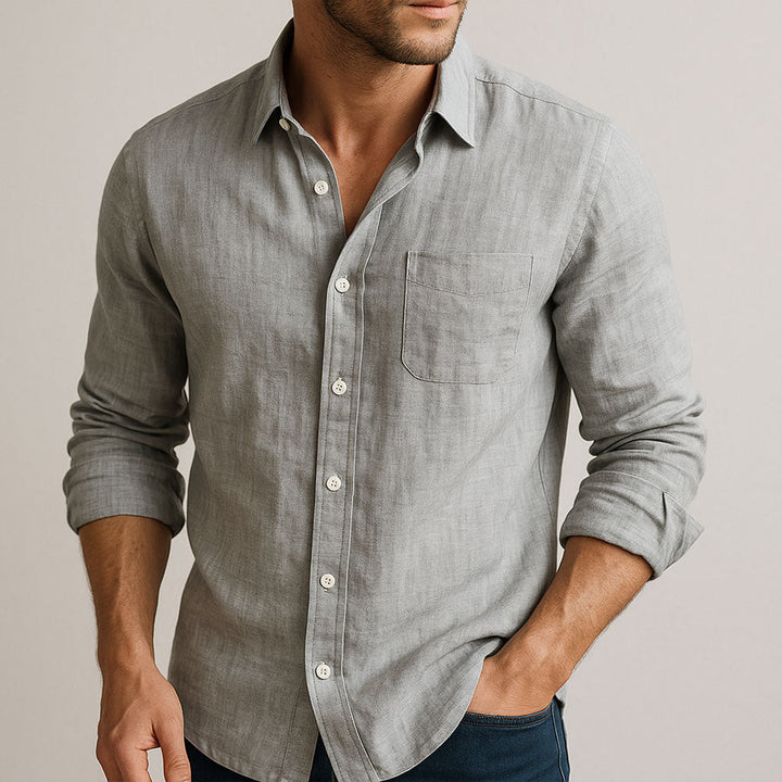 Delaunay | CHEMISE ESSENTIELLE EN LIN POUR HOMME