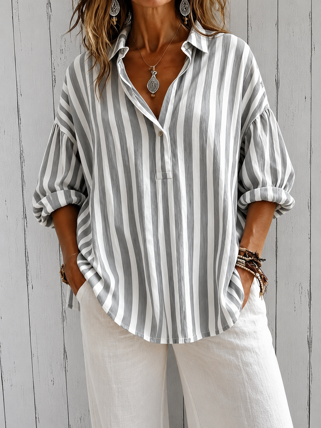 DELAUNAY | Blouse Raffinée à Volants Martine