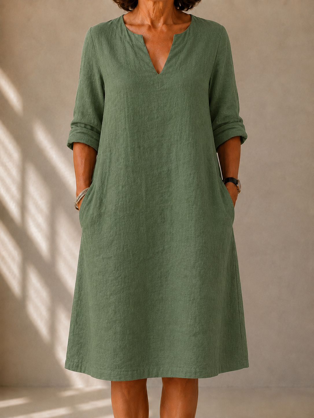 DELAUNAY | Robe Trapèze Poches Latérales Lucie