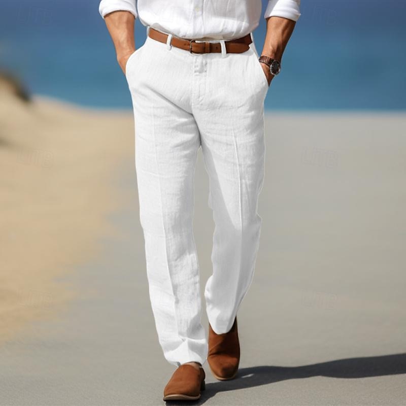 DELAUNAY | Pantalon Homme Luxe en Lin Premium