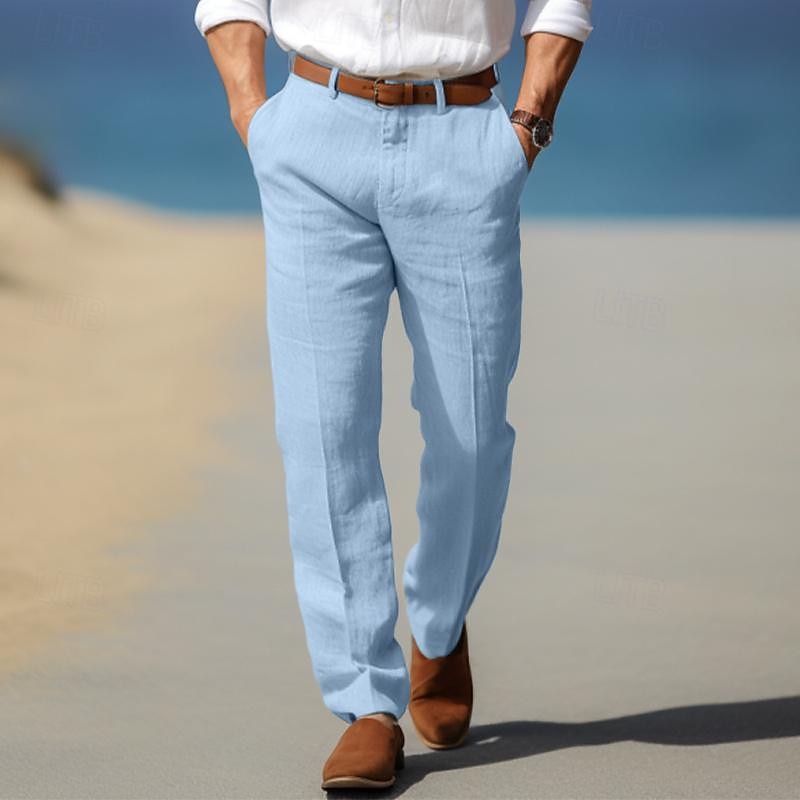 DELAUNAY | Pantalon Homme Luxe en Lin Premium
