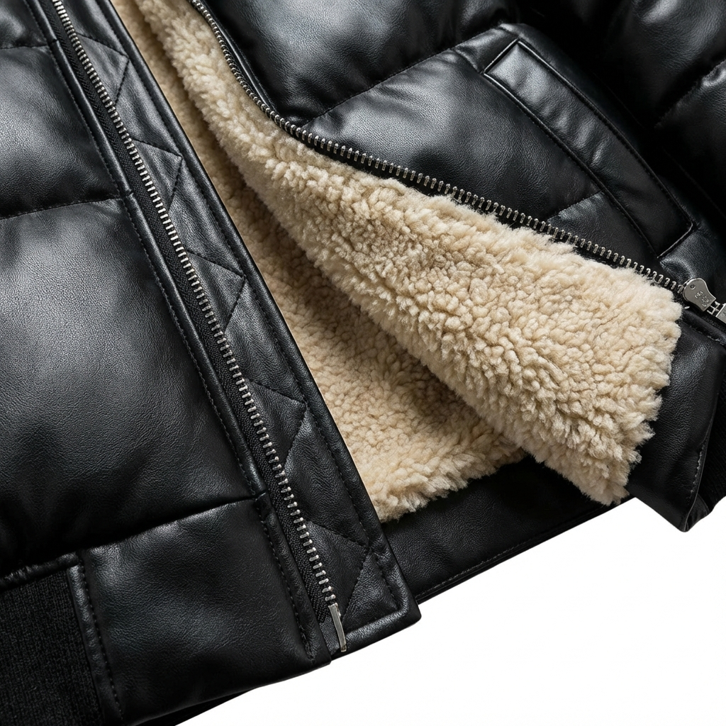 Veste matelassée chaude au style vintage