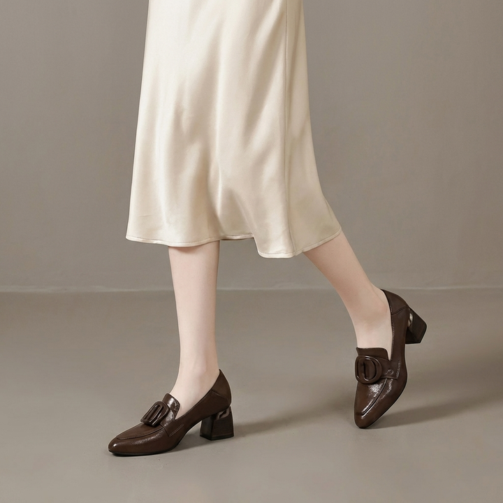 Delaunay | Mocassins à Talon et Ornement Élise