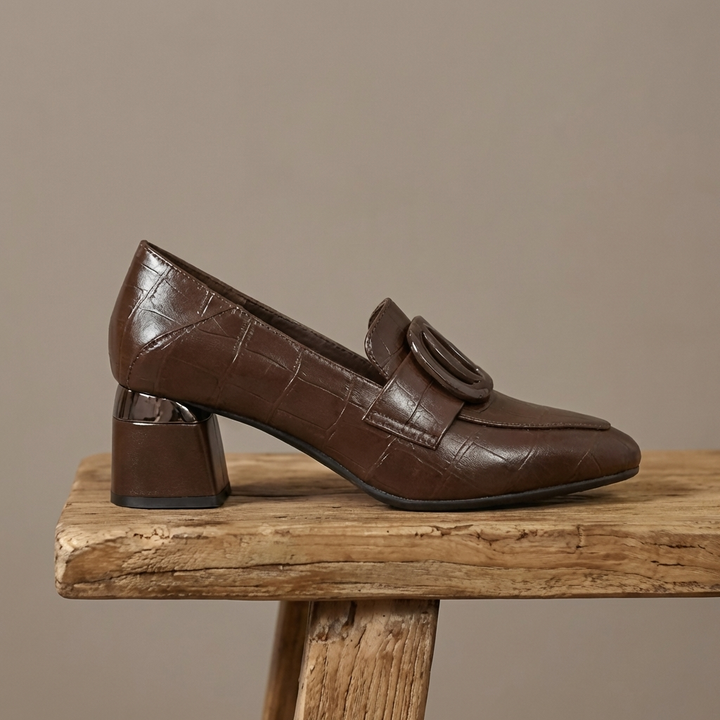 Delaunay | Mocassins à Talon et Ornement Élise