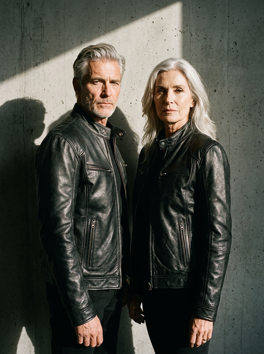 Pieter | Veste en cuir casual