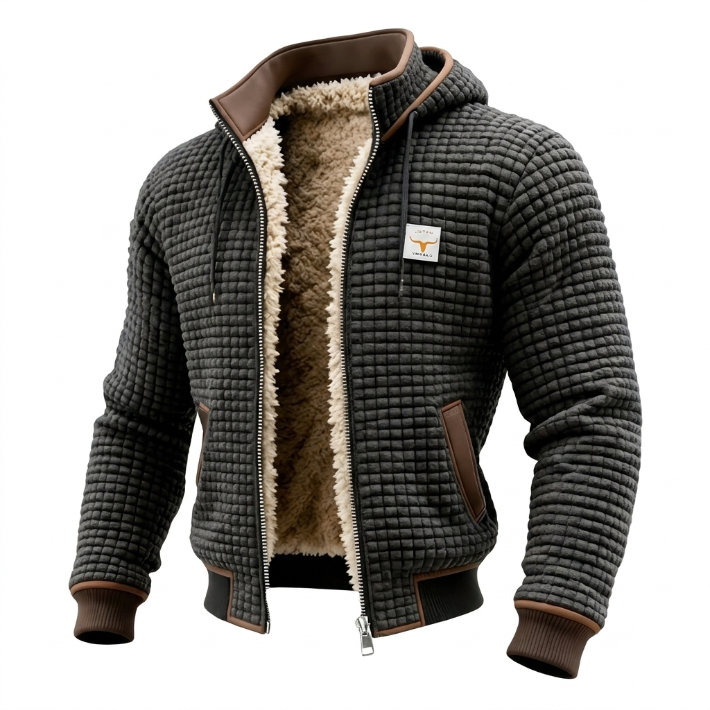 Delaunay | Veste Rétro avec Capuche et Fermeture Éclair