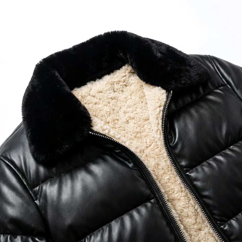 Veste matelassée chaude au style vintage
