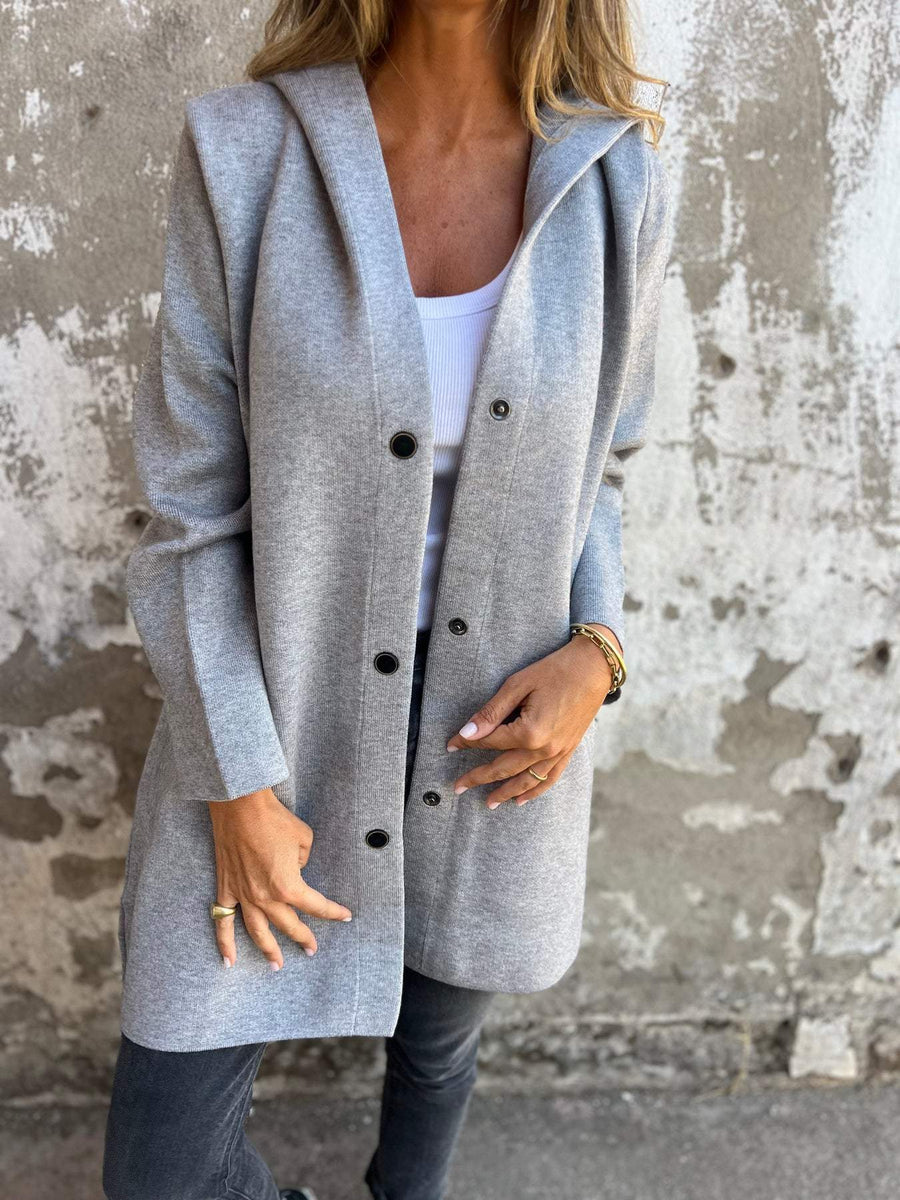 DELAUNAY | Gilet Long Chic avec Capuche