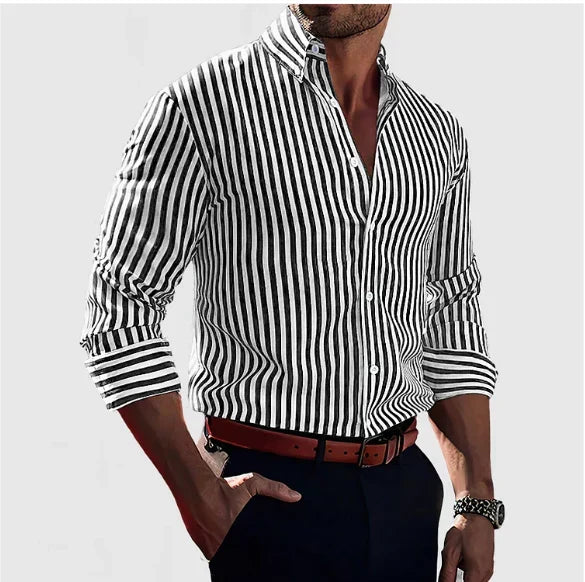 DELAUNAY | Chemise à Rayures Décidées pour Homme