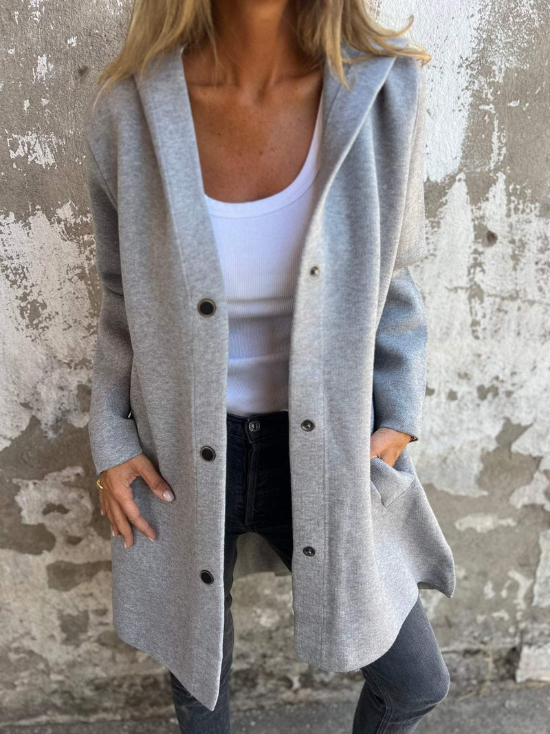 DELAUNAY | Gilet Long Chic avec Capuche