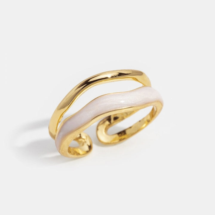 Delaunay | BAGUE DORÉE SAHARA À COUCHES