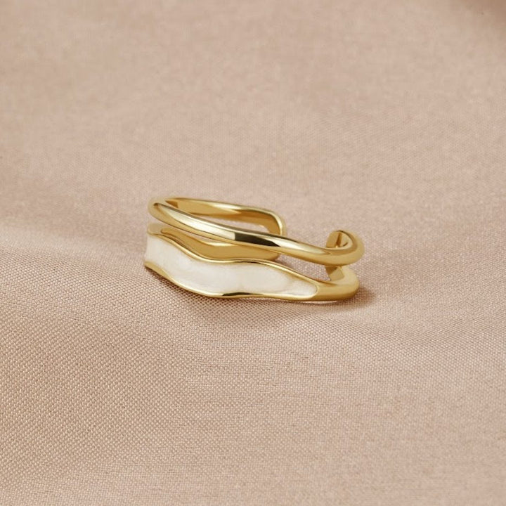 Delaunay | BAGUE DORÉE SAHARA À COUCHES