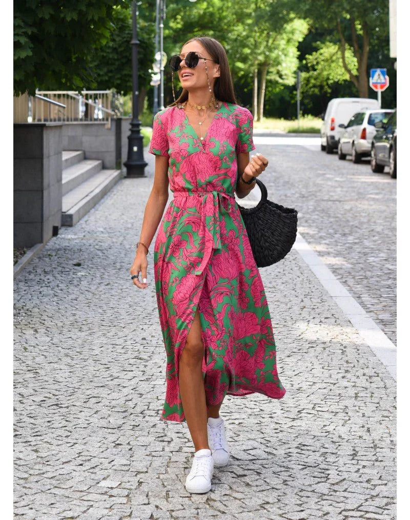 DELAUNAY | Robe Fleurie de Sophistication