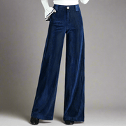 DELAUNAY | Pantalon en Velours Tricoté Taille Haute pour Femme