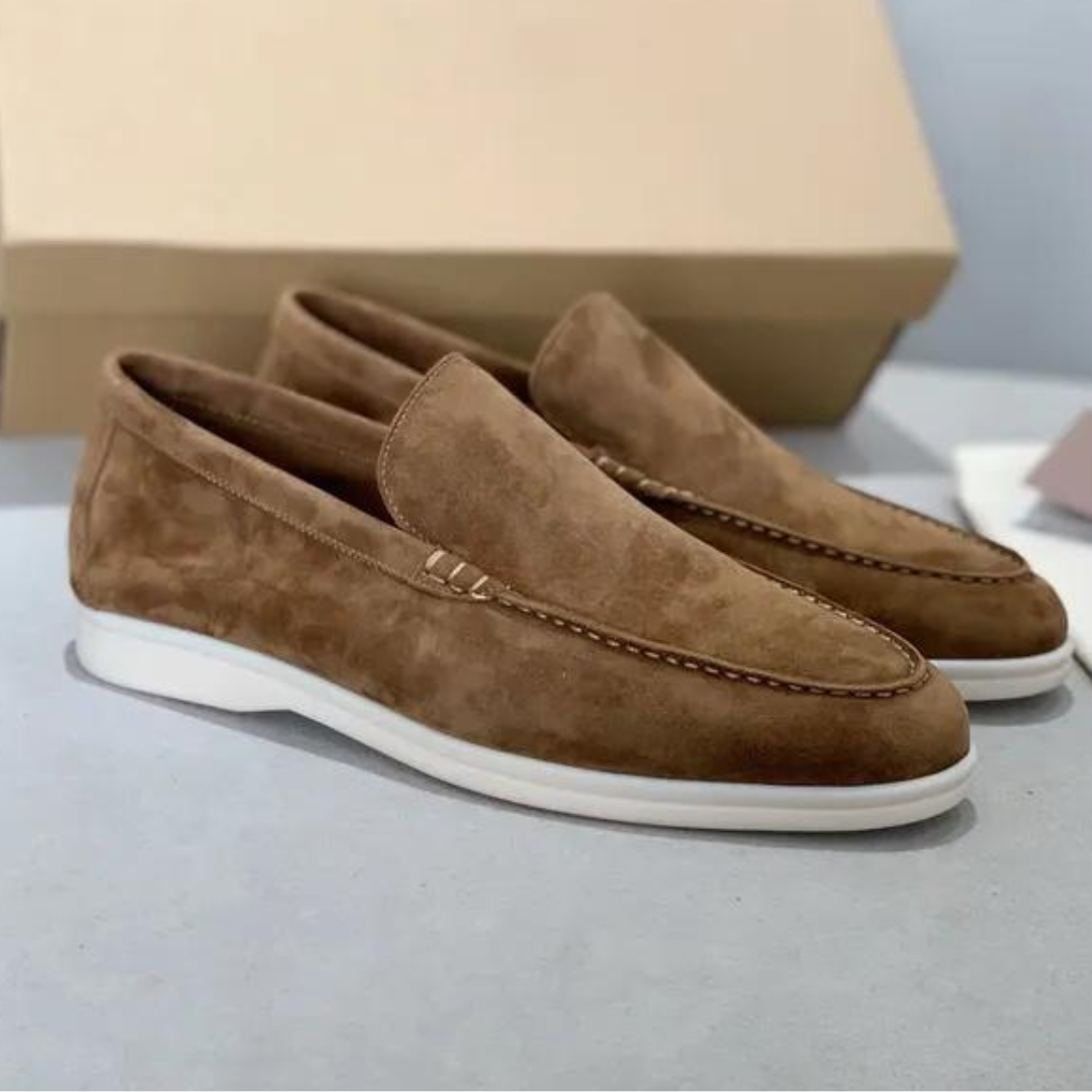 DELAUNAY | Mocassins en suède élégant