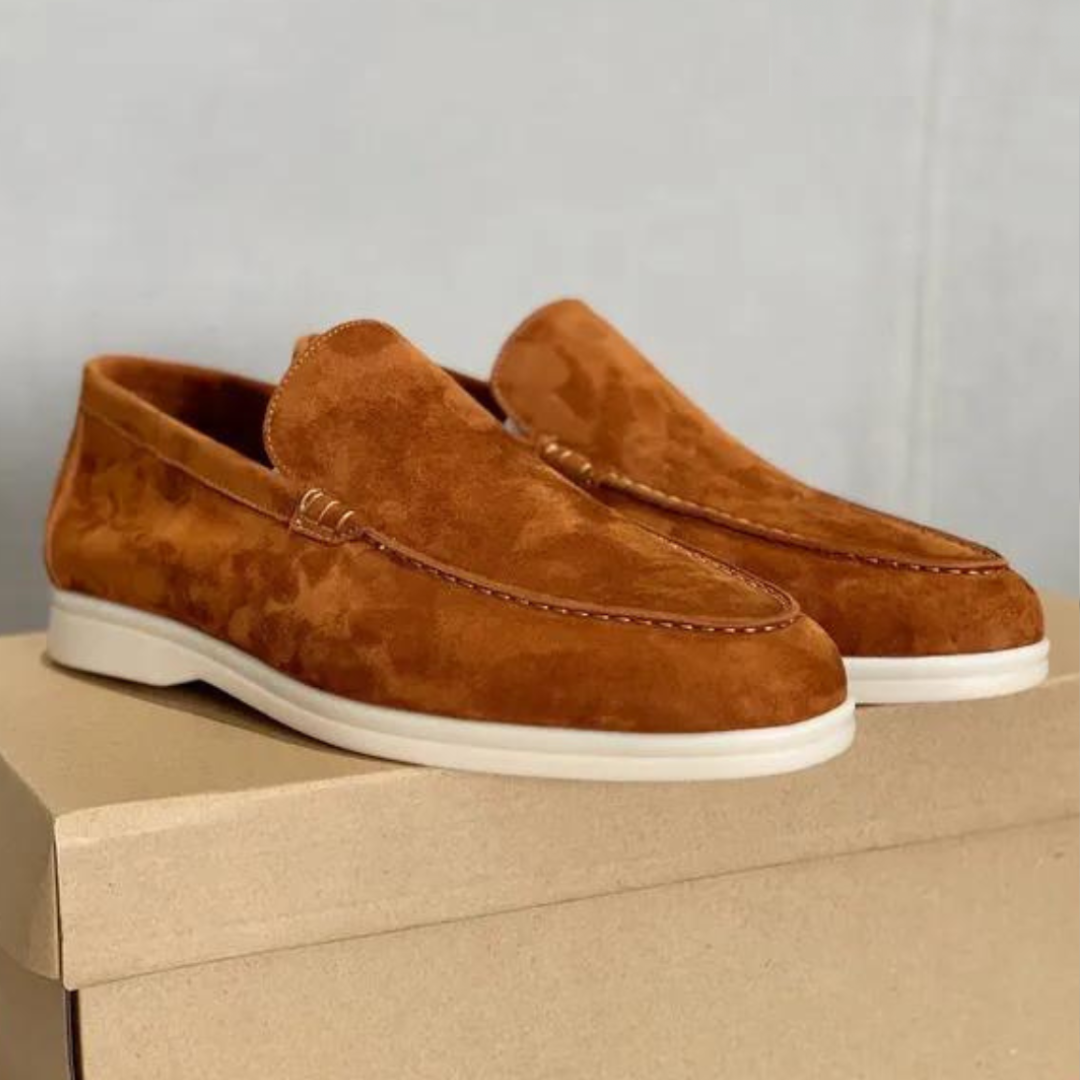 DELAUNAY | Mocassins en suède élégant