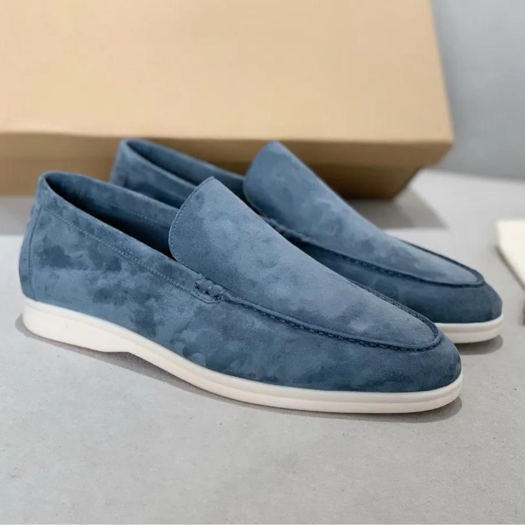 DELAUNAY | Mocassins en suède élégant