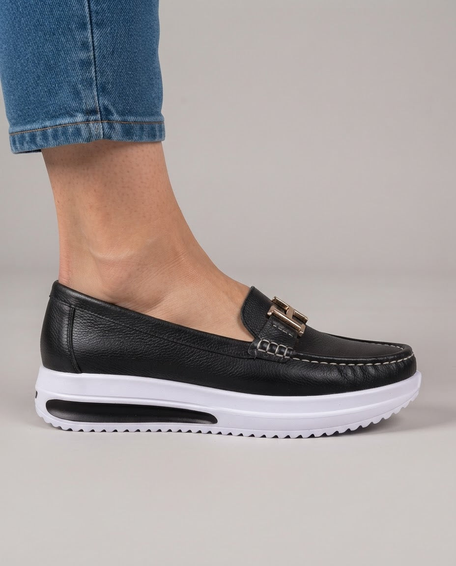 Mocassin Gaia — Plateforme avec Mors