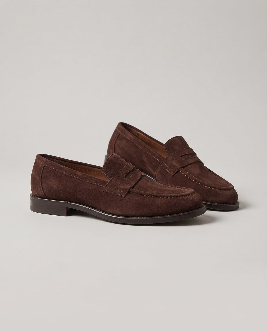Mocassin Bianca — Penny en Daim