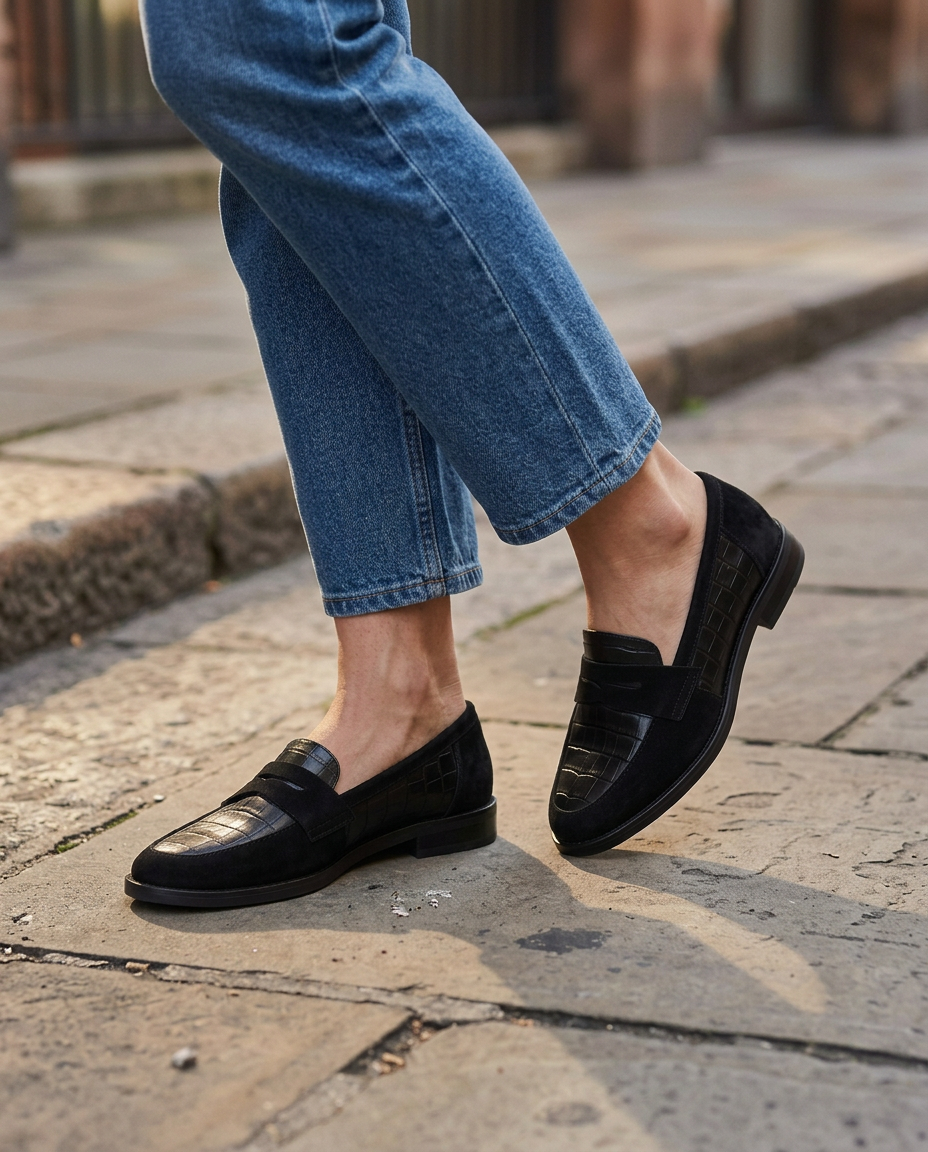Mocassins Mariluz avec semelle intérieure rembourrée