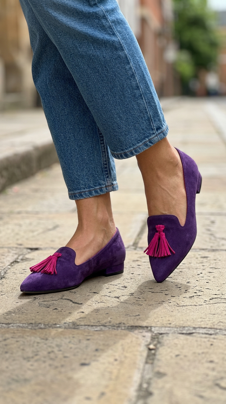 Livia | Ballerines à bout pointu et à enfiler