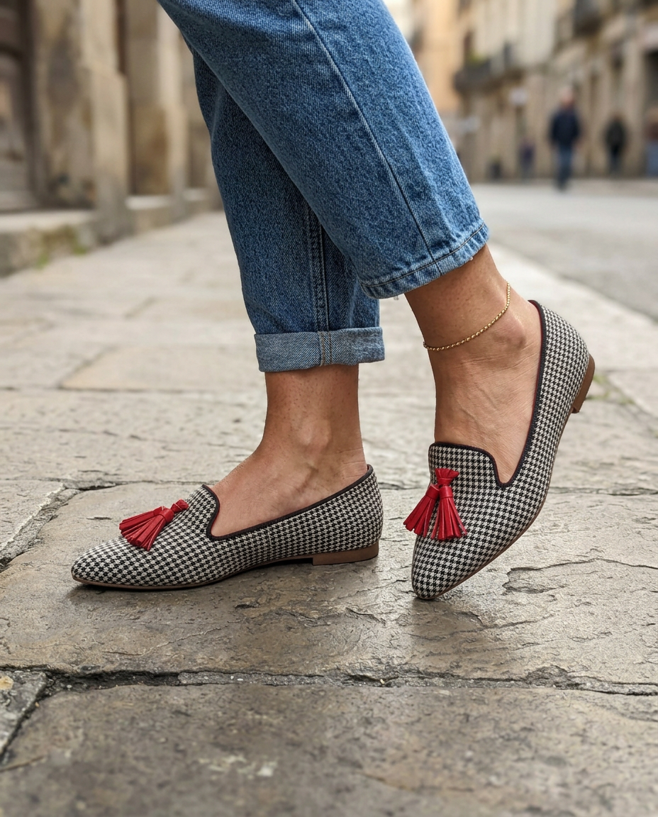 Livia | Ballerines à bout pointu et à enfiler