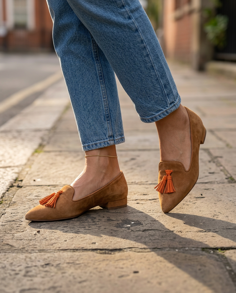 Livia | Ballerines à bout pointu et à enfiler