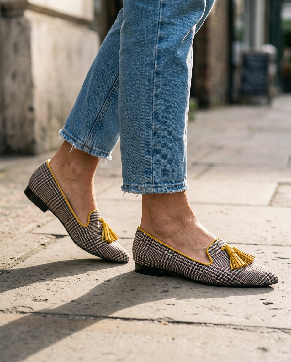 Livia | Ballerines à bout pointu et à enfiler