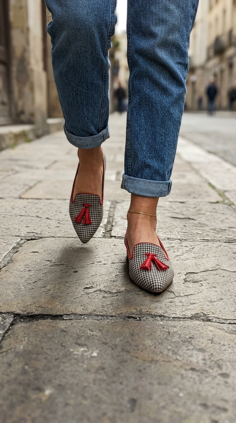 Livia | Ballerines à bout pointu et à enfiler